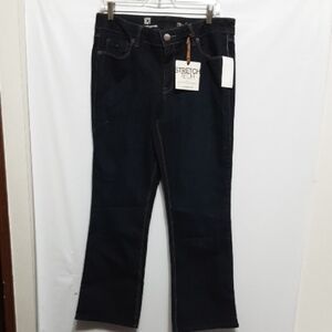 Liz Claiborne Stretch Tech Dark Blue Women's Bootcut Jeans